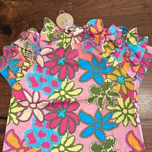 BiBi Colorful Floral Top